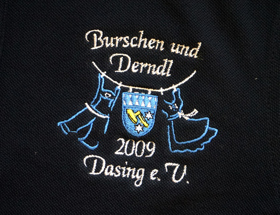 Direkteinstickung - Textilveredelung